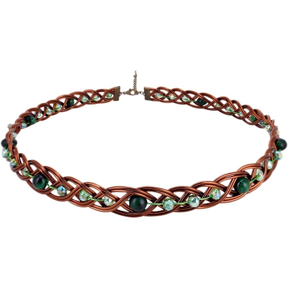 Women Fairy Elf Tiara Crown Braided Beaded Headband Adjustable Costume